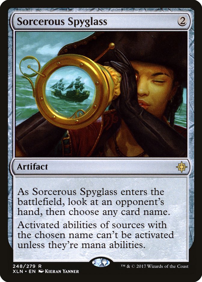 Sorcerous Spyglass [Ixalan] | Card Citadel