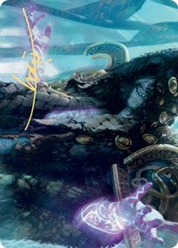 Valki, God of Lies Art Card (Gold-Stamped Signature) [Kaldheim: Art Series] | Card Citadel