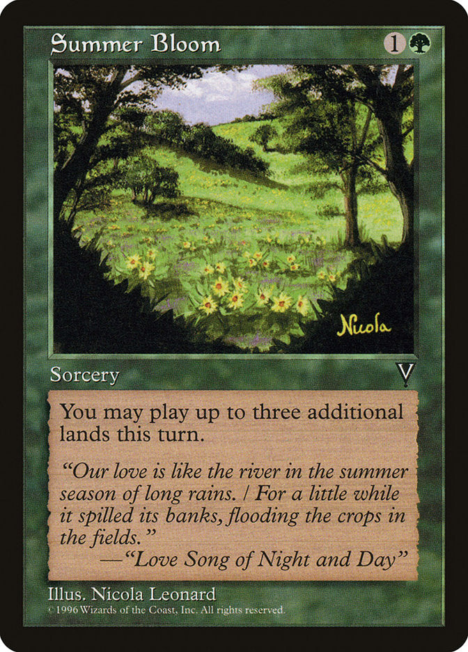 Summer Bloom [Visions] | Card Citadel