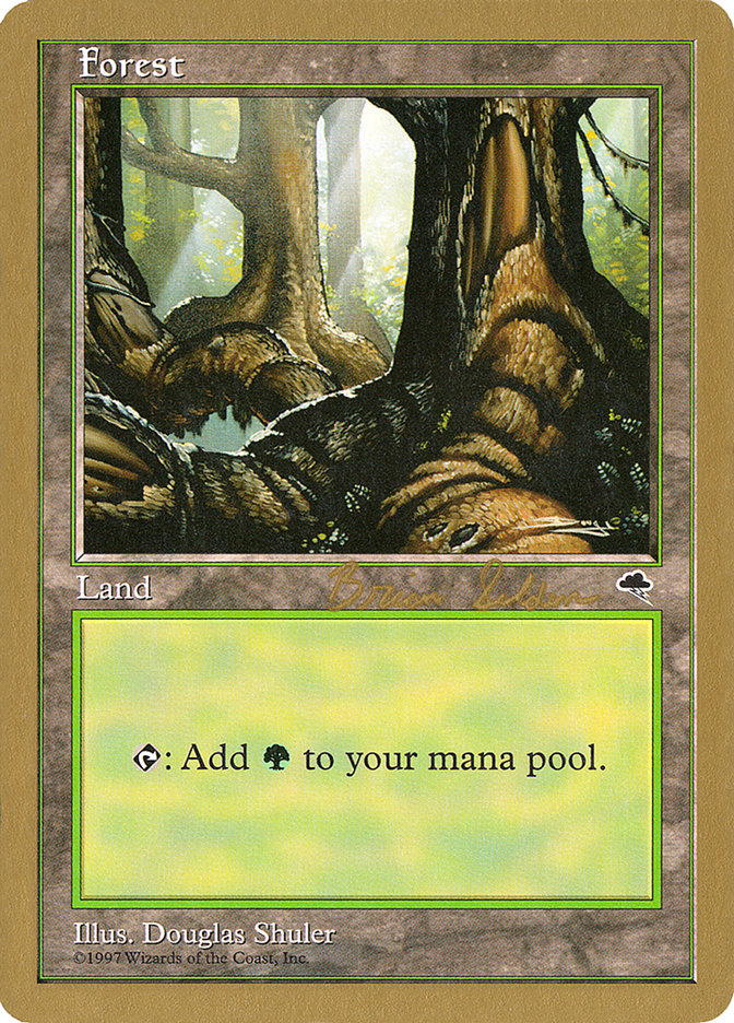 Forest (bs348) (Brian Selden) [World Championship Decks 1998] | Card Citadel