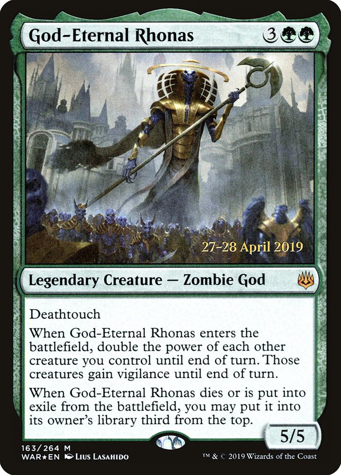 God-Eternal Rhonas  [War of the Spark Prerelease Promos] | Card Citadel