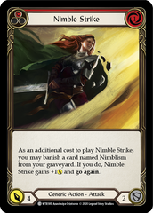 Nimble Strike (Red) [U-WTR185] (Welcome to Rathe Unlimited)  Unlimited Normal | Card Citadel