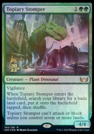 Topiary Stomper [Streets of New Capenna Prerelease Promos] | Card Citadel