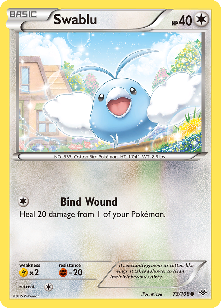 Swablu (73/108) [XY: Roaring Skies] | Card Citadel