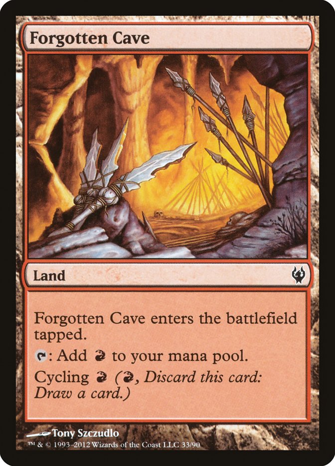 Forgotten Cave [Duel Decks: Izzet vs. Golgari] | Card Citadel