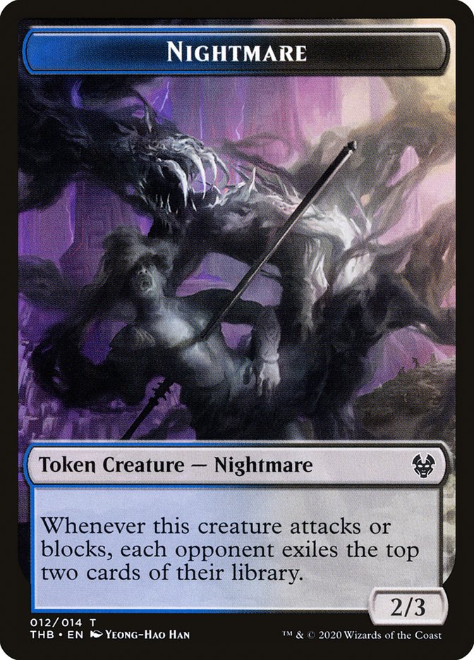 Nightmare Token [Theros Beyond Death] | Card Citadel