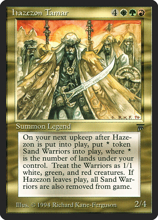 Hazezon Tamar [Legends] | Card Citadel