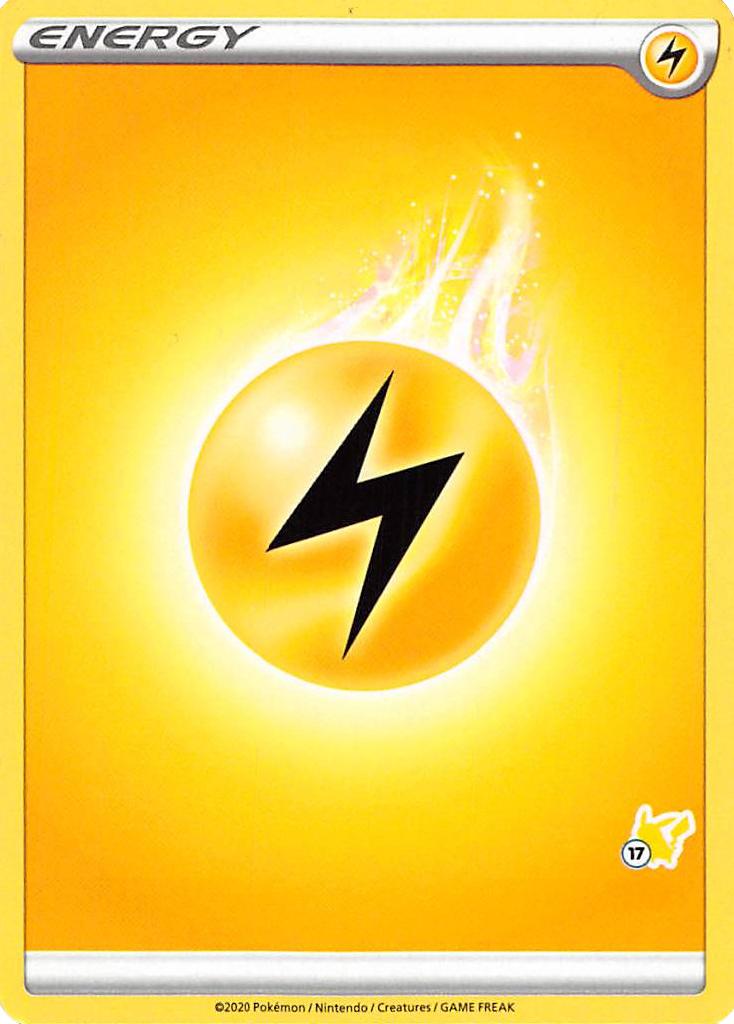 Lightning Energy (Pikachu Stamp #17) [Battle Academy 2022] | Card Citadel