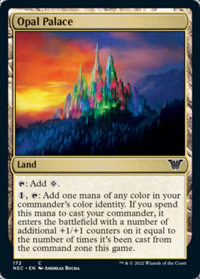 Opal Palace [Kamigawa: Neon Dynasty Commander] | Card Citadel