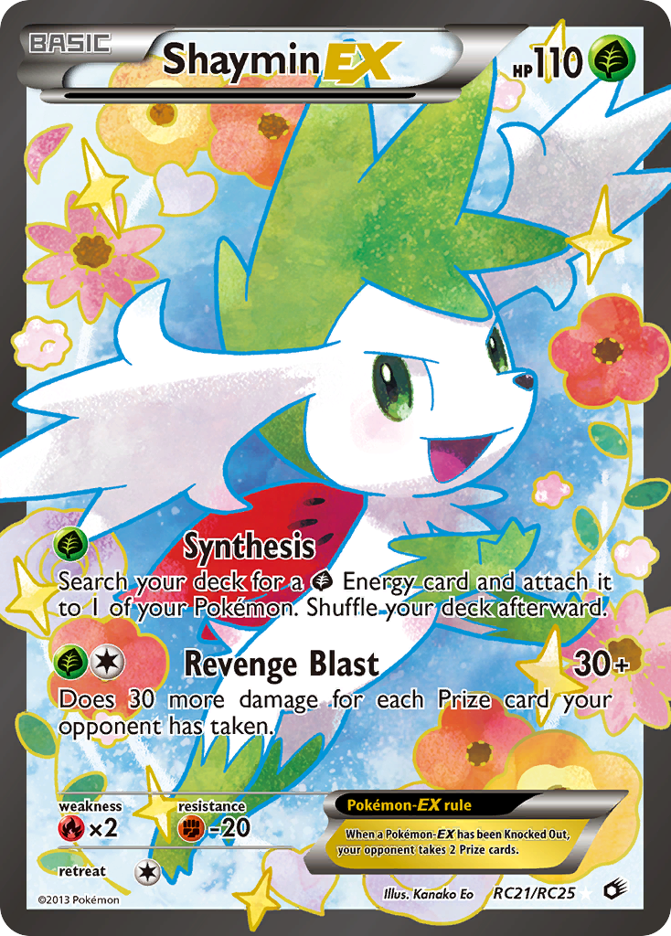 Shaymin EX (RC21/RC25) [Black & White: Legendary Treasures] | Card Citadel