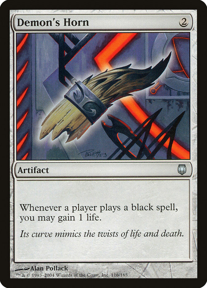 Demon's Horn [Darksteel] | Card Citadel