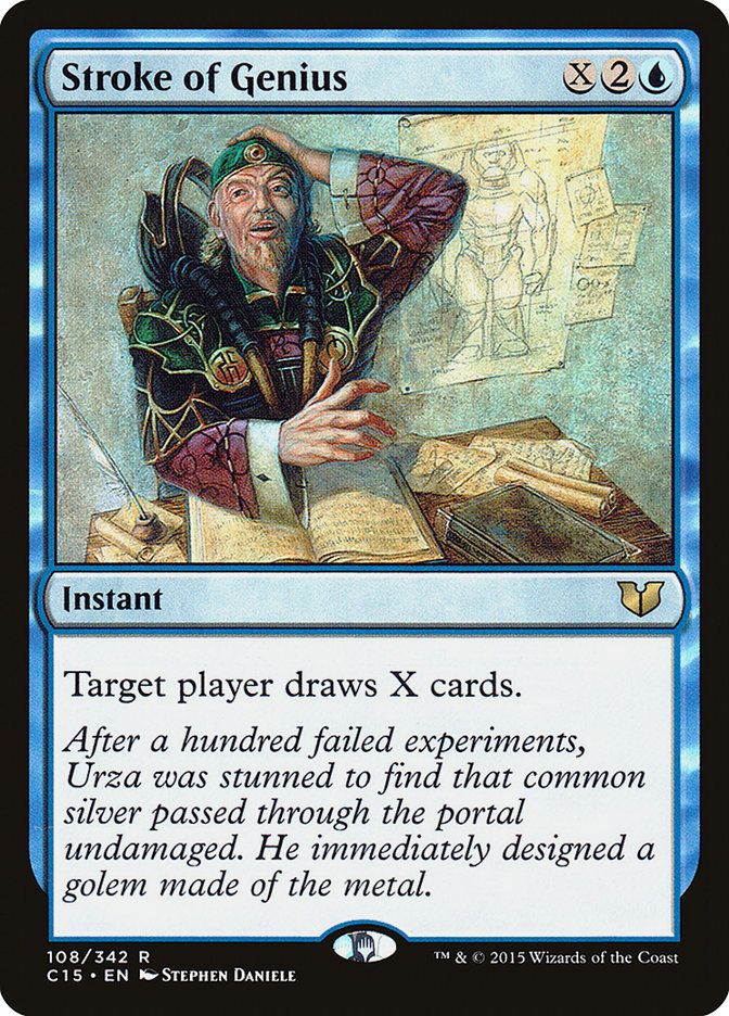 Stroke of Genius [Commander 2015] | Card Citadel