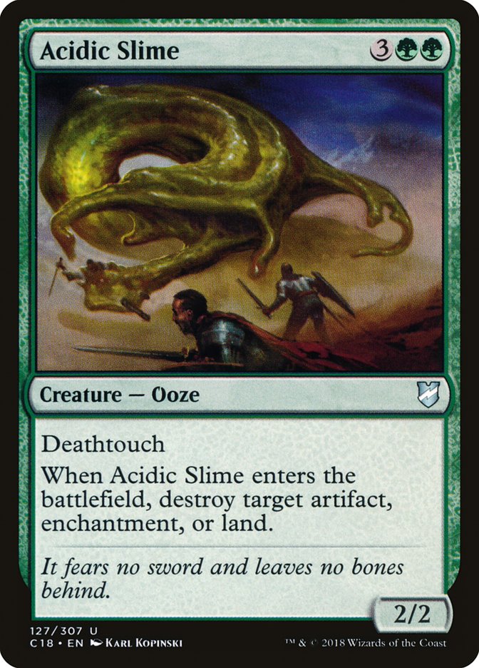 Acidic Slime [Commander 2018] | Card Citadel