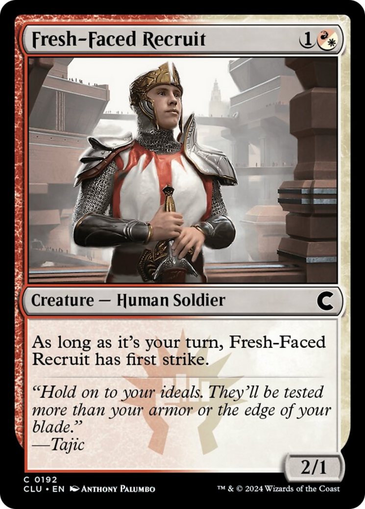 Fresh-Faced Recruit [Ravnica: Clue Edition] | Card Citadel