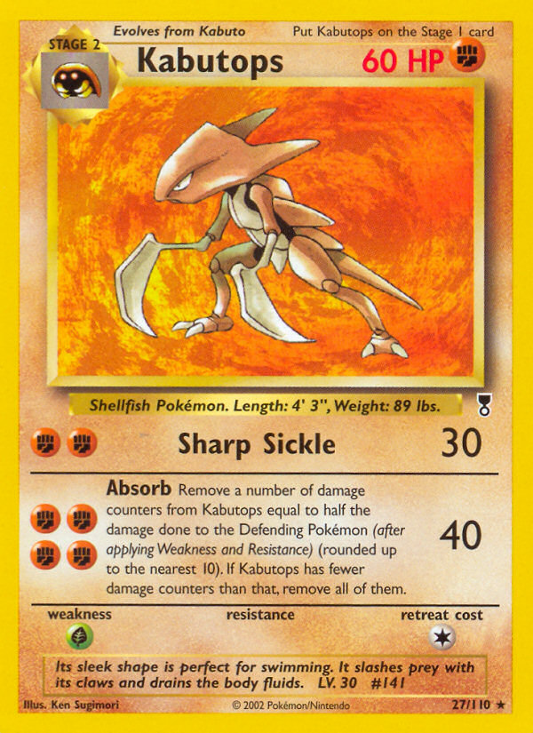 Kabutops (27/110) [Legendary Collection] | Card Citadel