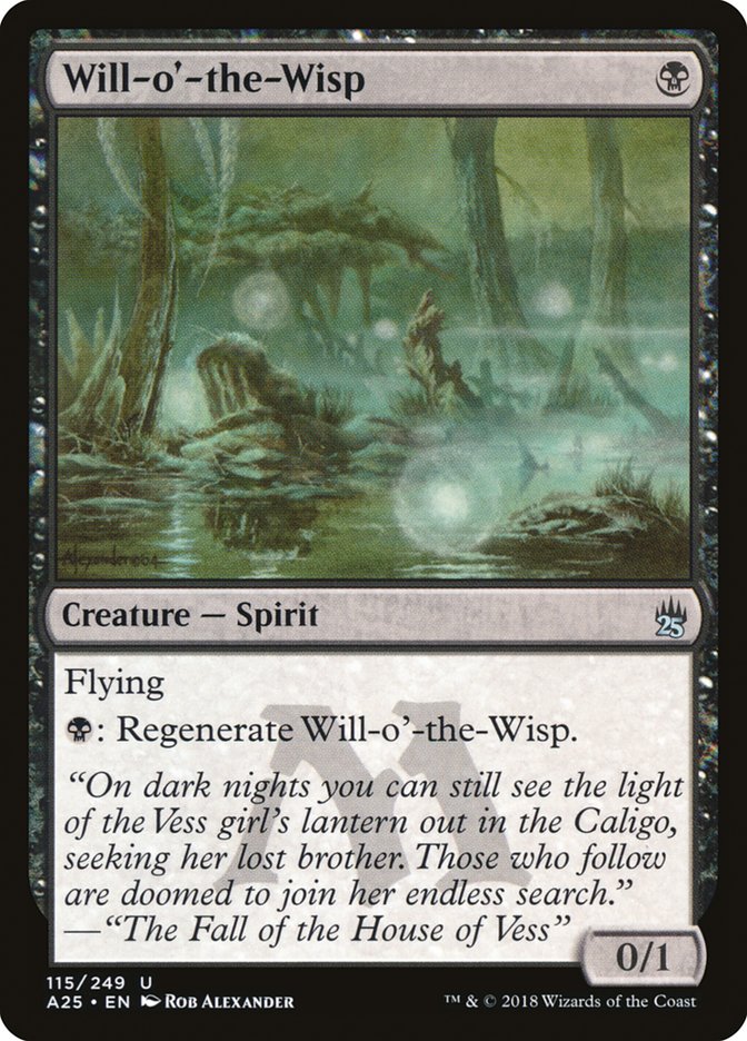 Will-o'-the-Wisp [Masters 25] | Card Citadel