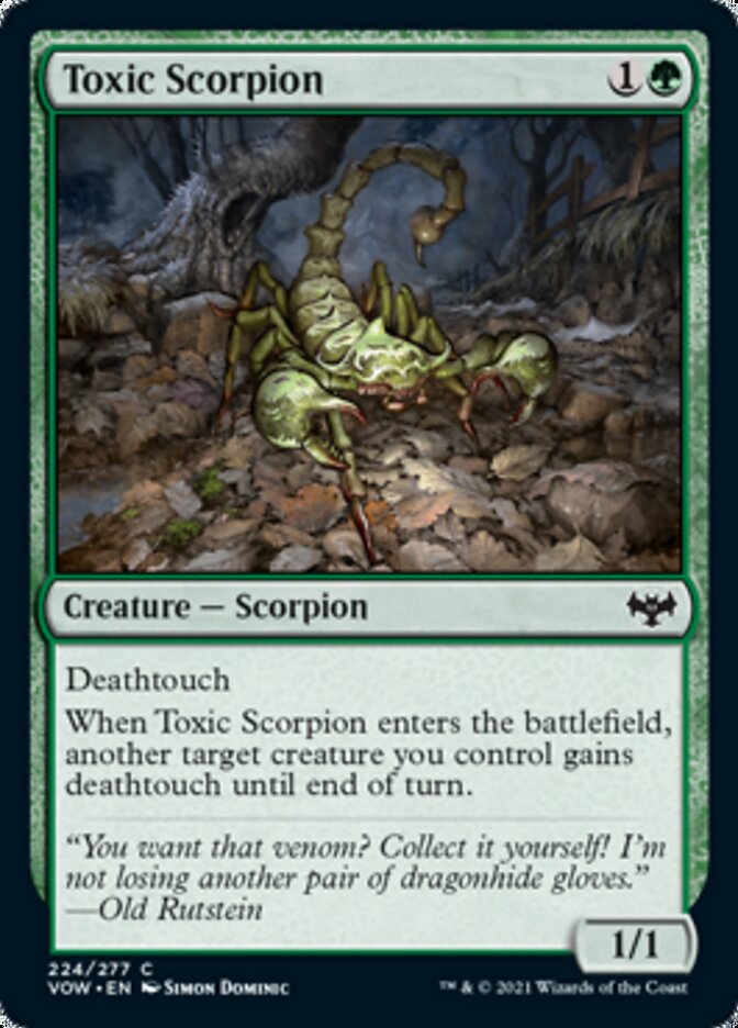Toxic Scorpion [Innistrad: Crimson Vow] | Card Citadel