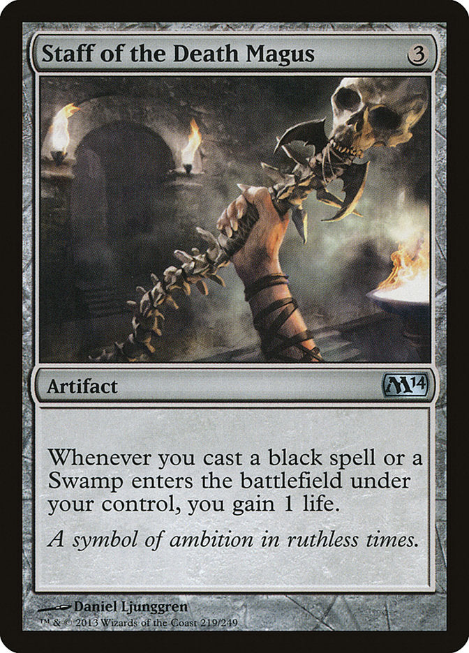 Staff of the Death Magus [Magic 2014] | Card Citadel