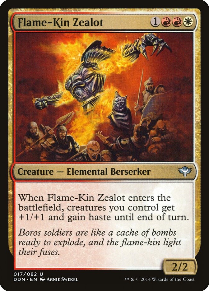 Flame-Kin Zealot [Duel Decks: Speed vs. Cunning] | Card Citadel