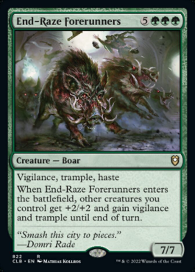 End-Raze Forerunners [Commander Legends: Battle for Baldur's Gate] | Card Citadel
