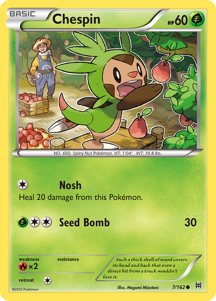 Chespin (7/162) [XY: BREAKthrough] | Card Citadel