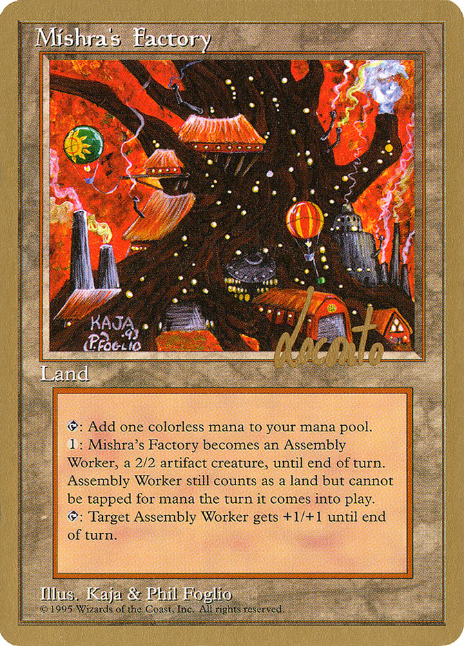 Mishra's Factory (Michael Loconto) [Pro Tour Collector Set] | Card Citadel