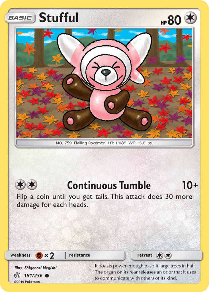 Stufful (181/236) [Sun & Moon: Cosmic Eclipse] | Card Citadel