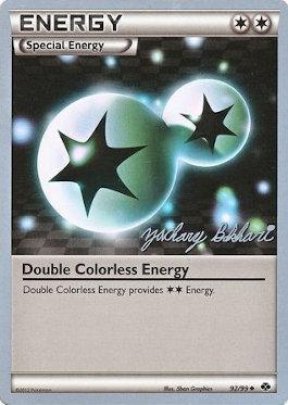 Double Colorless Energy (92/99) (CMT - Zachary Bokhari) [World Championships 2012] | Card Citadel
