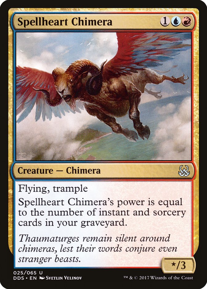 Spellheart Chimera [Duel Decks: Mind vs. Might] | Card Citadel
