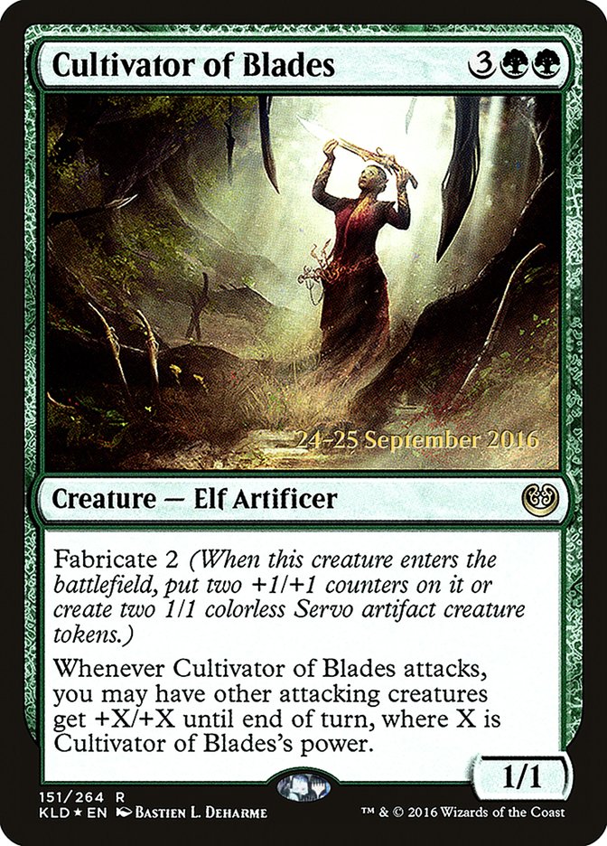 Cultivator of Blades [Kaladesh Promos] | Card Citadel