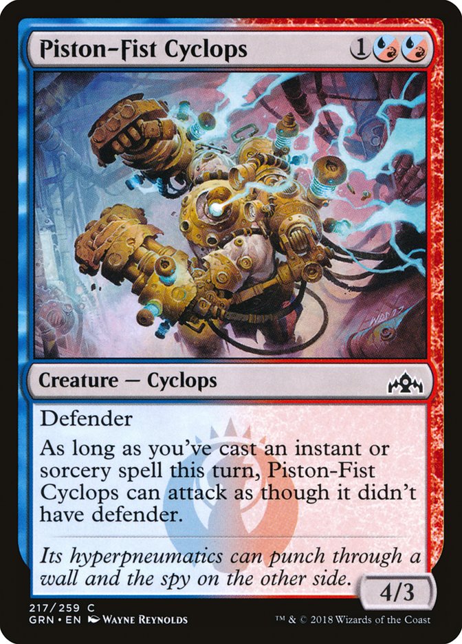 Piston-Fist Cyclops [Guilds of Ravnica] | Card Citadel