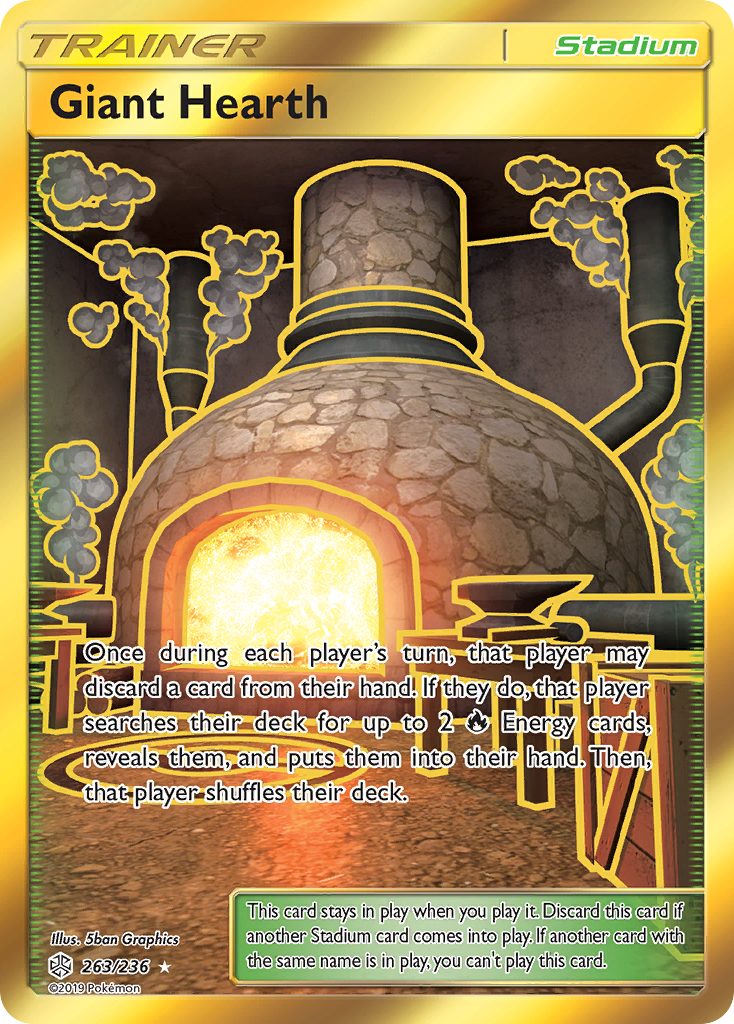 Giant Hearth (263/236) [Sun & Moon: Cosmic Eclipse] | Card Citadel