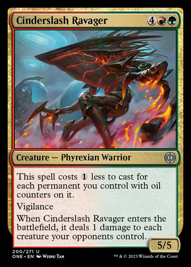 Cinderslash Ravager [Phyrexia: All Will Be One] | Card Citadel