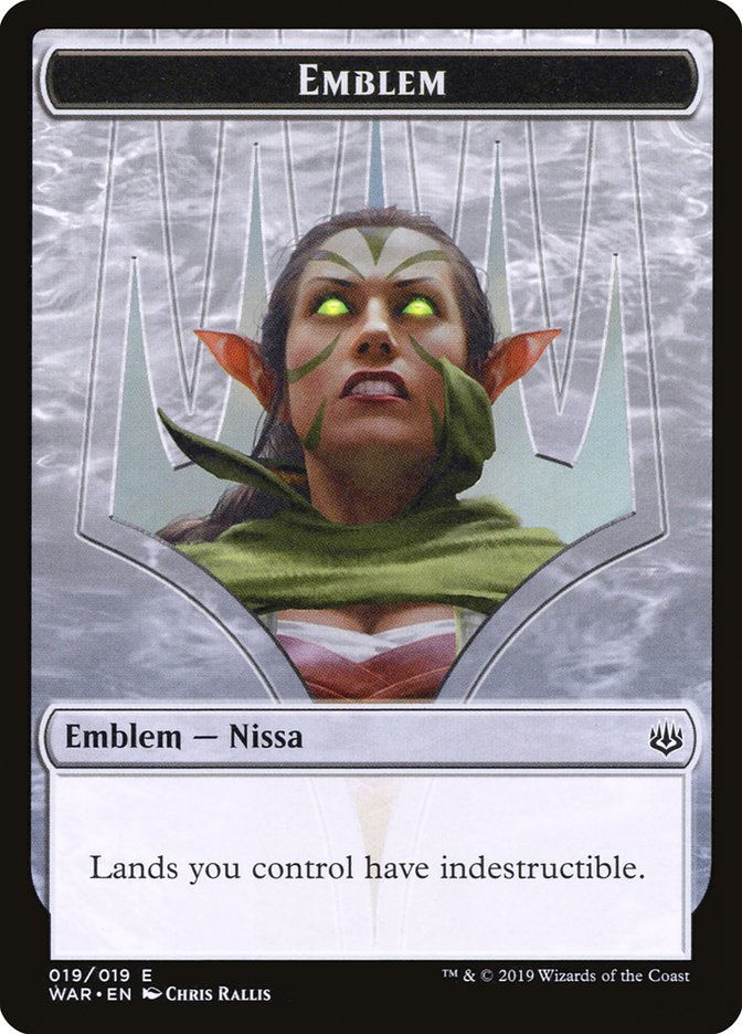 Nissa, Who Shakes the World Emblem [War of the Spark Tokens] | Card Citadel