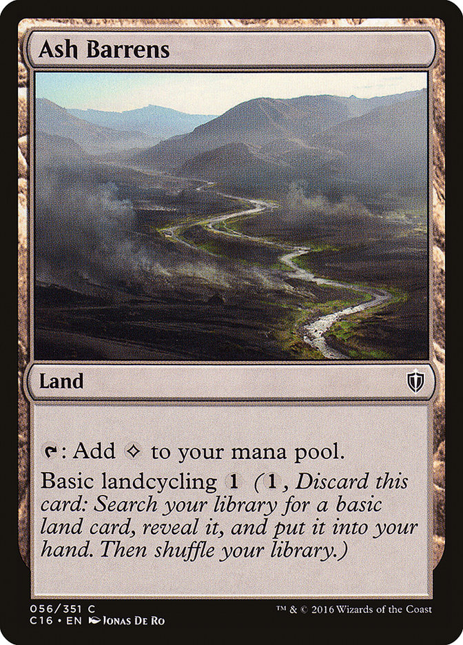 Ash Barrens [Commander 2016] | Card Citadel