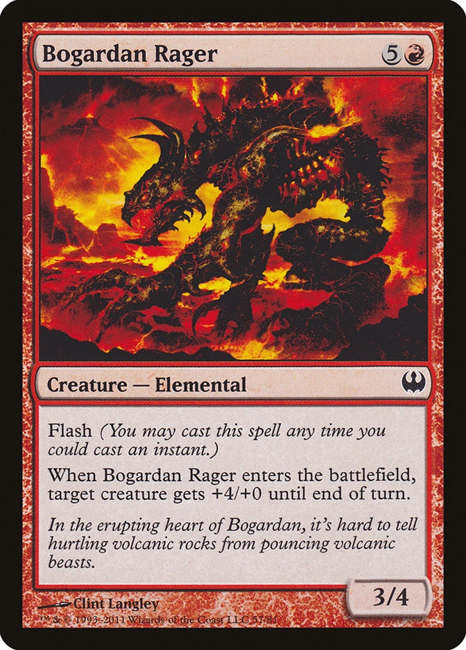Bogardan Rager [Duel Decks: Knights vs. Dragons] | Card Citadel