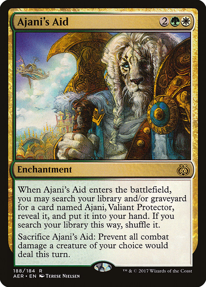 Ajani's Aid [Aether Revolt] | Card Citadel