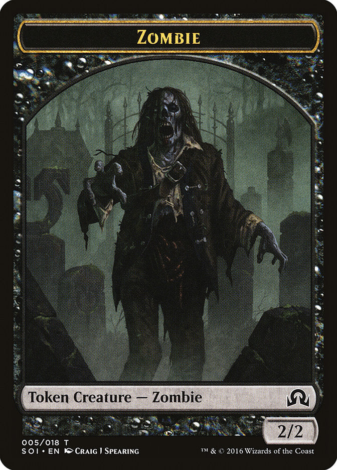 Zombie [Shadows over Innistrad Tokens] | Card Citadel