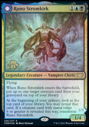 Runo Stromkirk // Krothuss, Lord of the Deep [Innistrad: Crimson Vow Prerelease Promos] | Card Citadel