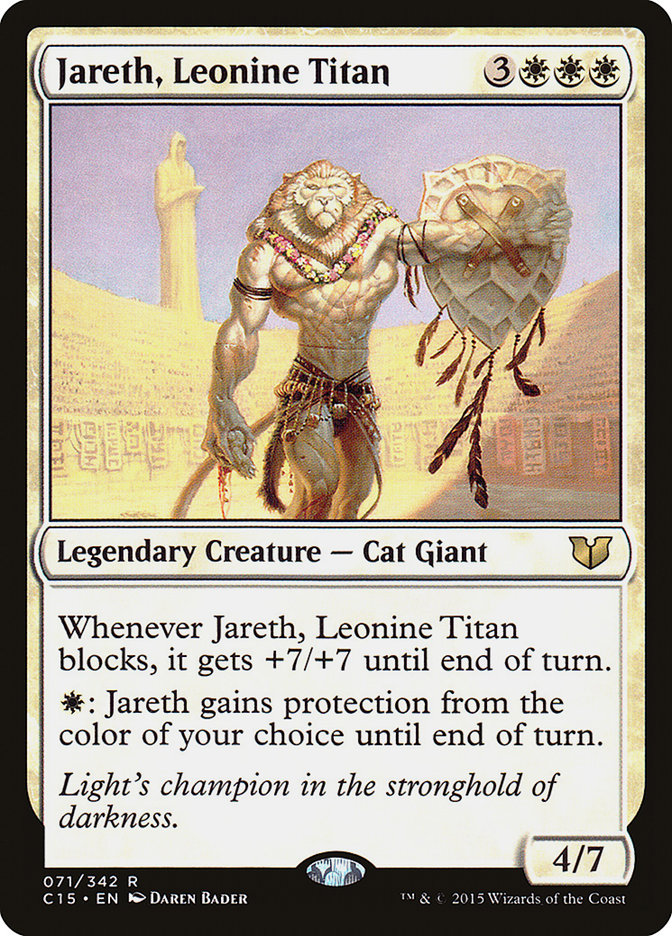 Jareth, Leonine Titan [Commander 2015] | Card Citadel