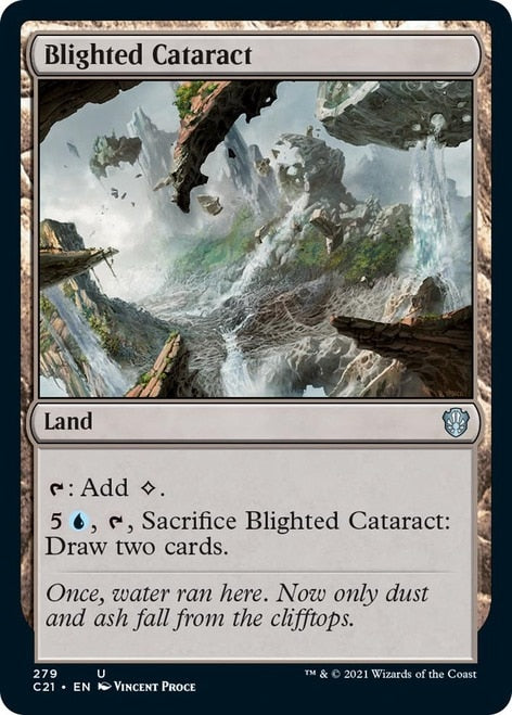 Blighted Cataract [Commander 2021] | Card Citadel