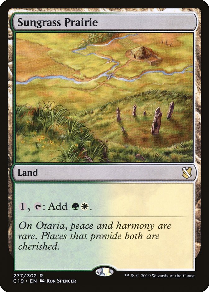 Sungrass Prairie [Commander 2019] | Card Citadel