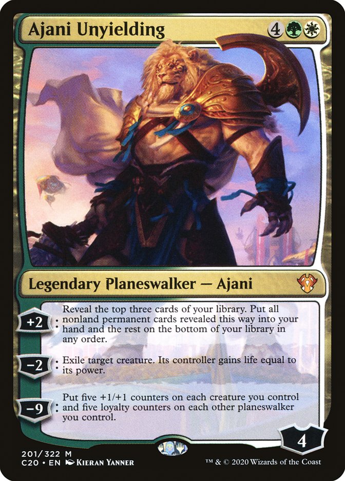 Ajani Unyielding [Commander 2020] | Card Citadel