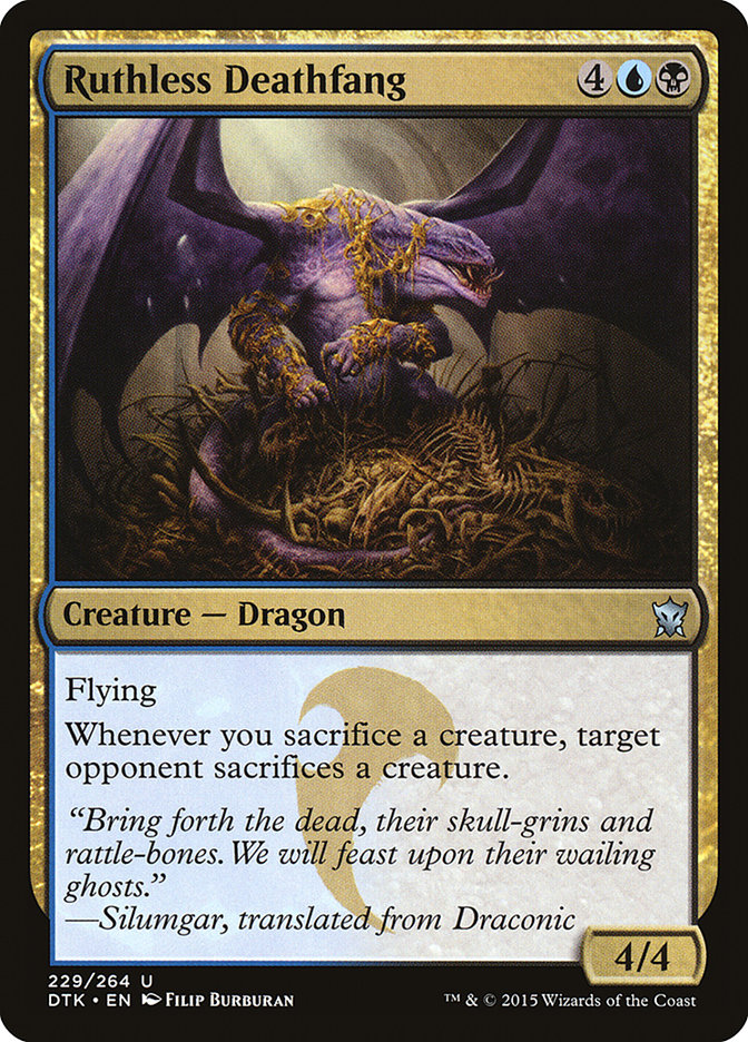 Ruthless Deathfang [Dragons of Tarkir] | Card Citadel