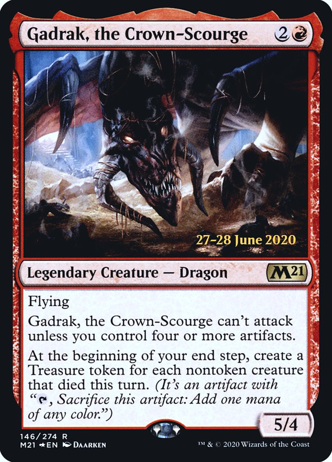 Gadrak, the Crown-Scourge  [Core Set 2021 Prerelease Promos] | Card Citadel