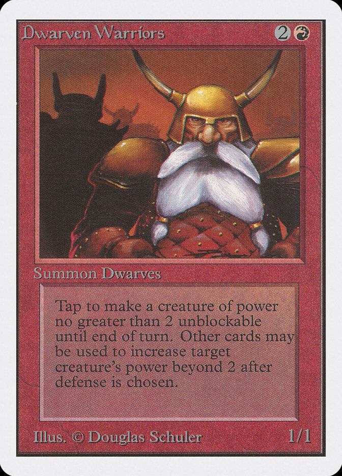 Dwarven Warriors [Unlimited Edition] | Card Citadel