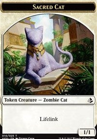 Sacred Cat // Insect Token [Amonkhet Tokens] | Card Citadel