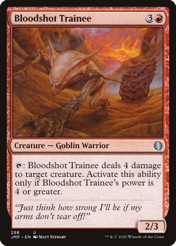 Bloodshot Trainee [Jumpstart] | Card Citadel