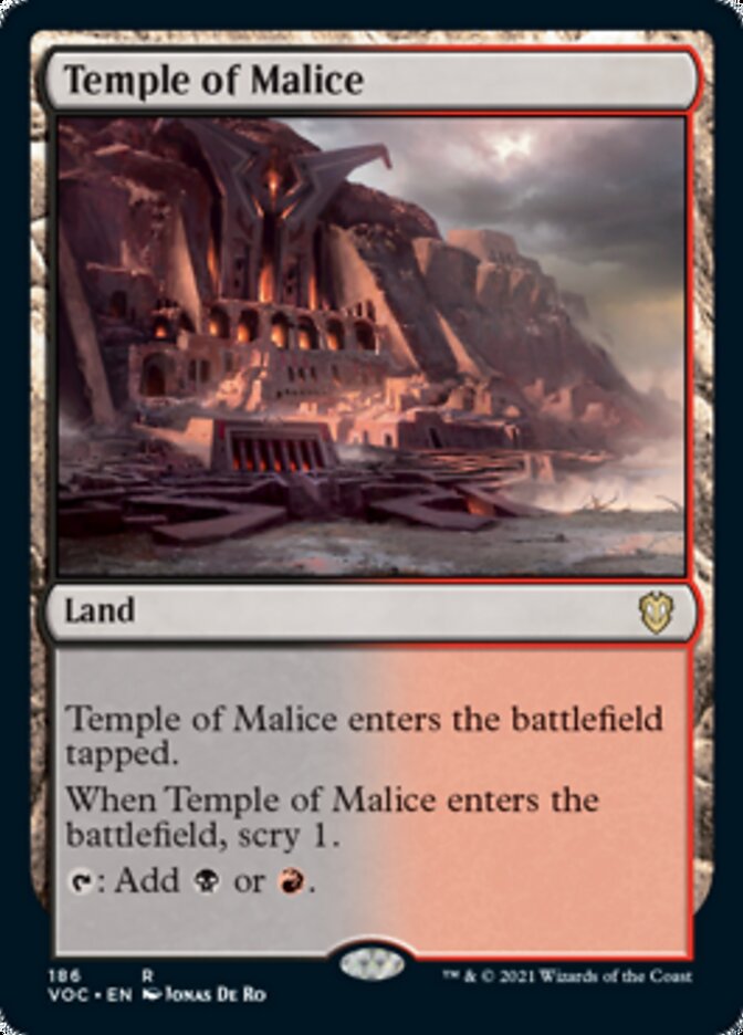 Temple of Malice [Innistrad: Crimson Vow Commander] | Card Citadel