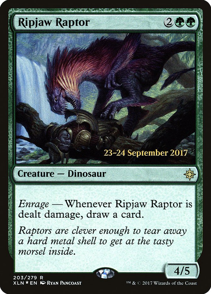 Ripjaw Raptor [Ixalan Promos] | Card Citadel